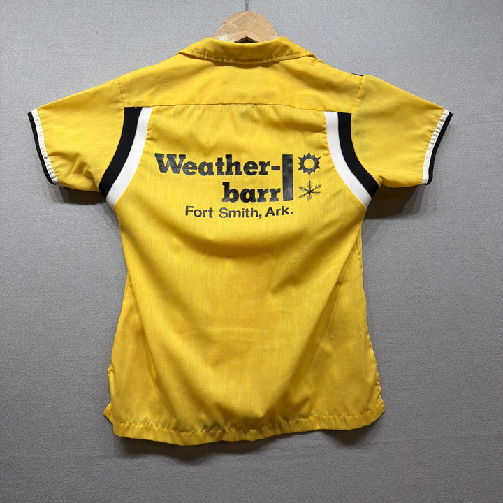 Vintage Weather Barr Hilton Bowling Button Down Shirt Size Medium