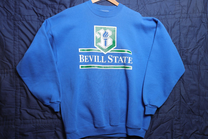 Bevill State Vintage Blue Sweatshirt XL 90s