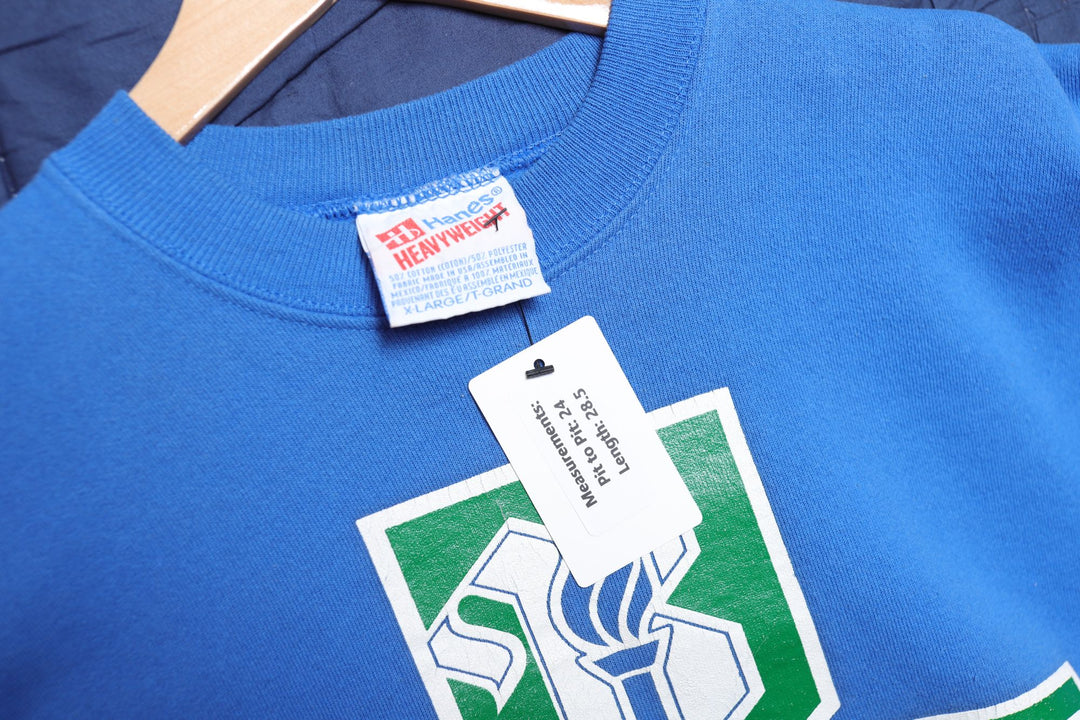 Bevill State Vintage Blue Sweatshirt XL 90s