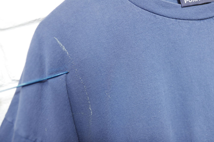 Puritan Vintage Blue LS T Shirt 2000s XXL