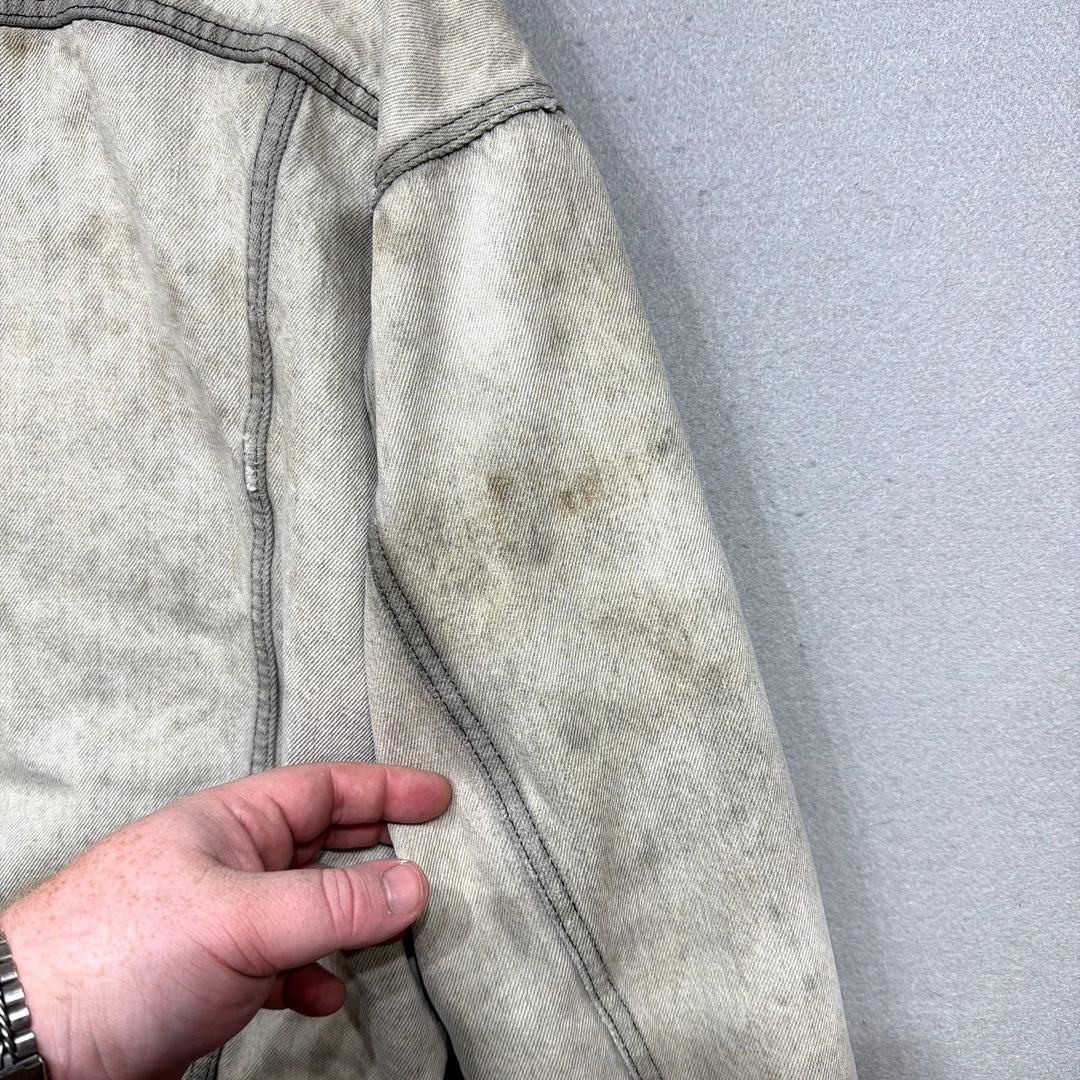 Vintage Levi's Flannel Lined Denim Jacket Size Large