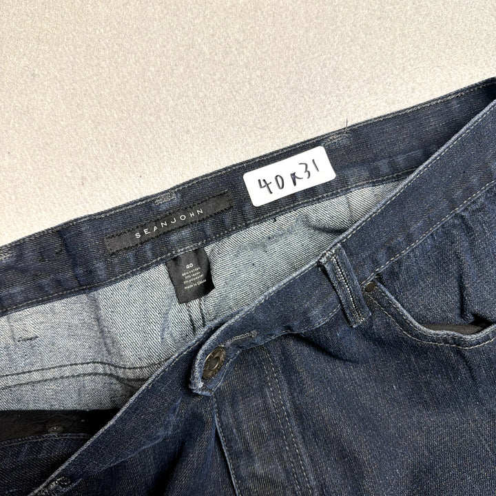 Vintage Sean John Dark Wash Jeans Size 40