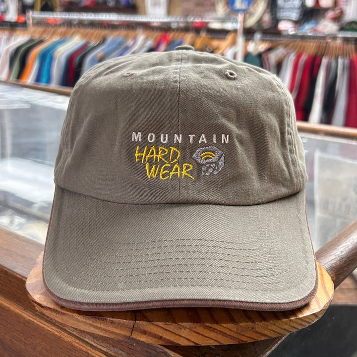 Y2K Mountain Hardwear Brown Strap back Logo Hat Dad Cap