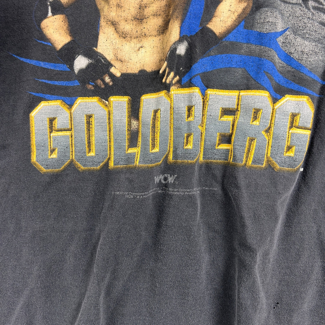 Vintage Goldberg WCW Wrestling T Shirt Size Large