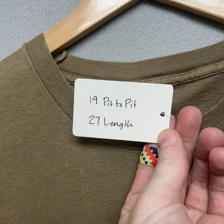 Vintage 90's Military "Join The Reserves" Brown Shirt Size Medium