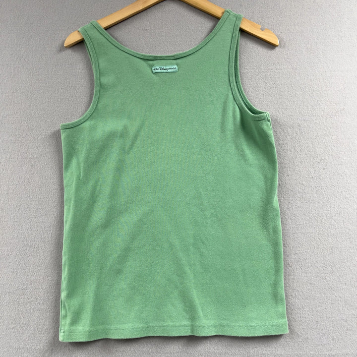 Vintage Walt Disney World Green Tinkerbell Sequin Tank Top XL