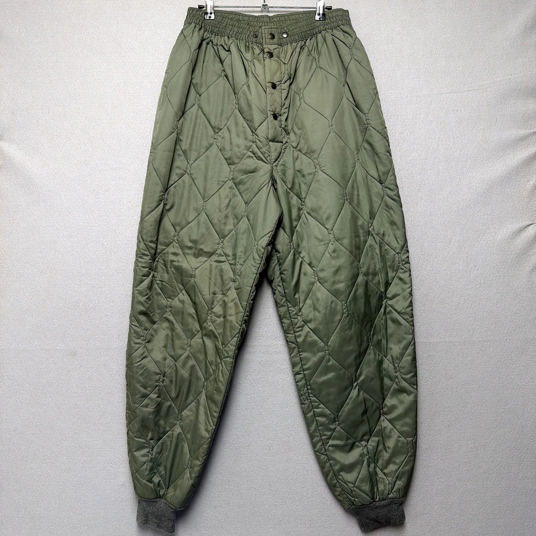 Vintage US Military Vietnam Era Quilted Flight Pants Size Large