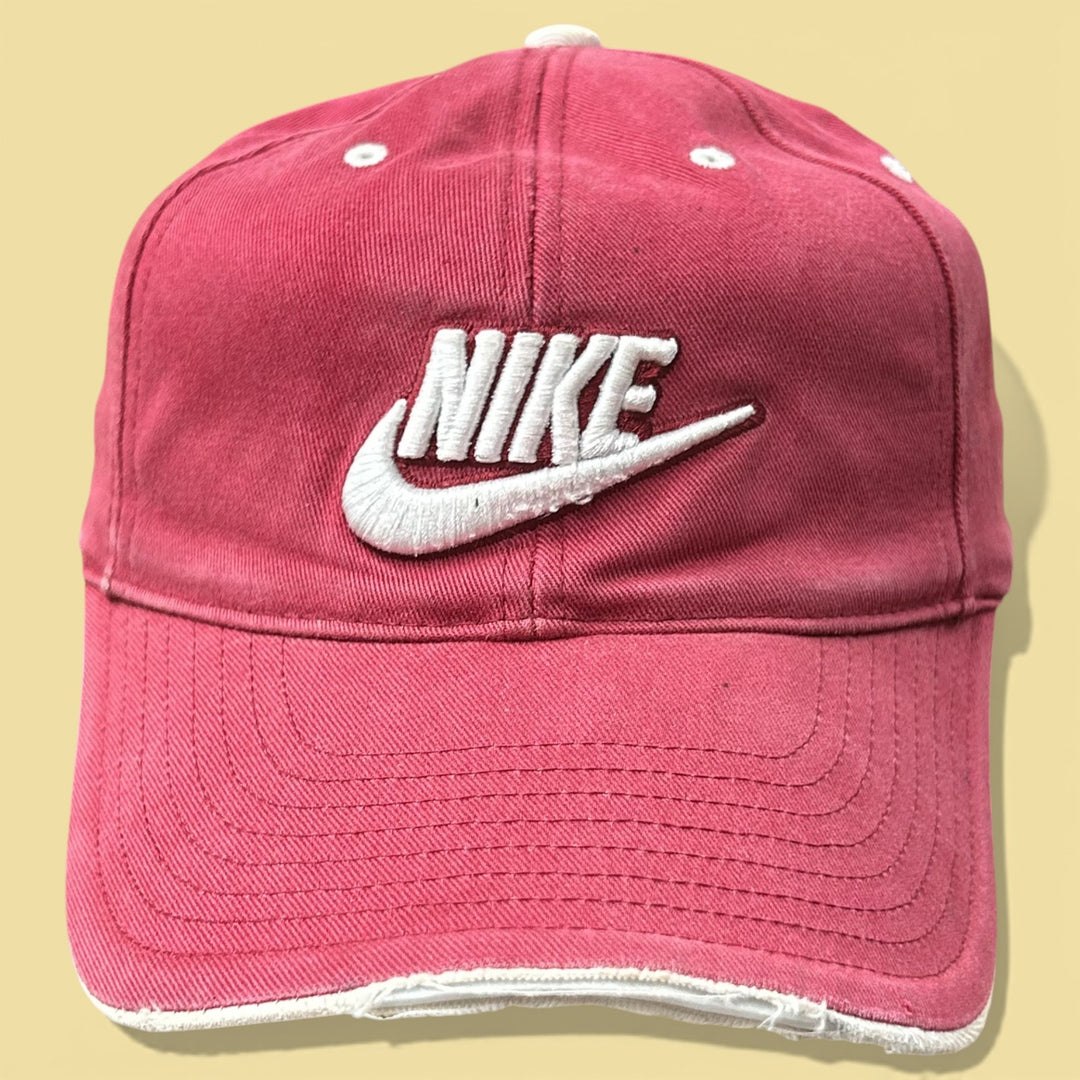 Vintage Y2K Nike Maroon strap back Hat