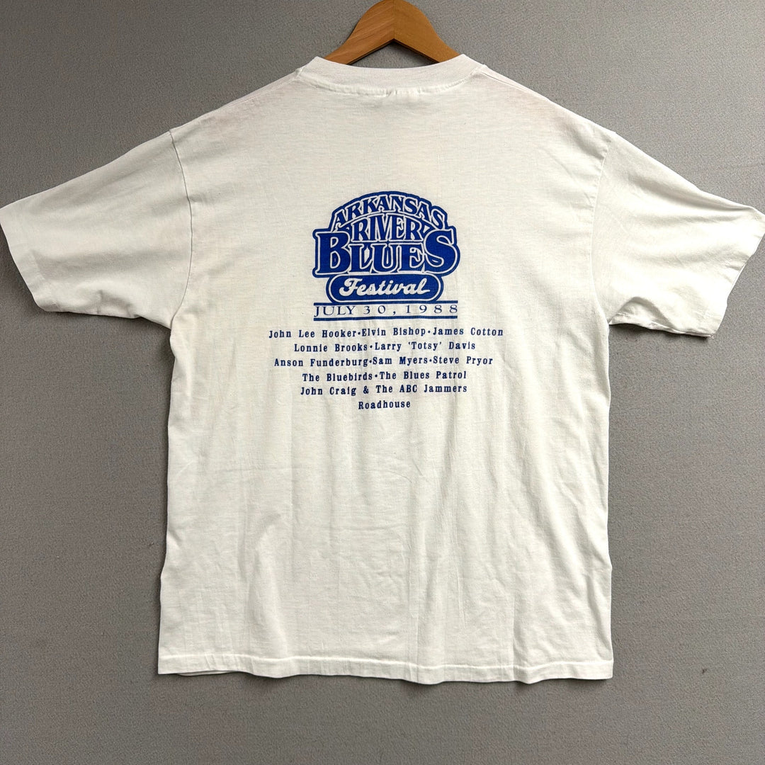 Vintage Arkansas River Blues Festival 1988 T Shirt Size XL