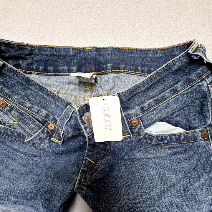 Vintage True Religion Low Rise Flare Candace Jeans Size 26