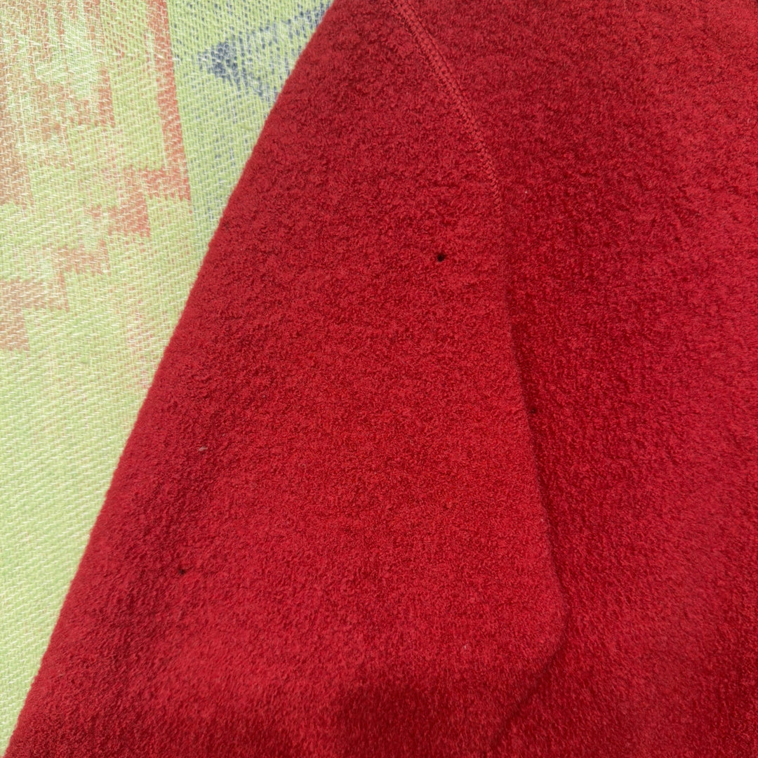 Red Wool Vintage Hooded Jacket Small 70s