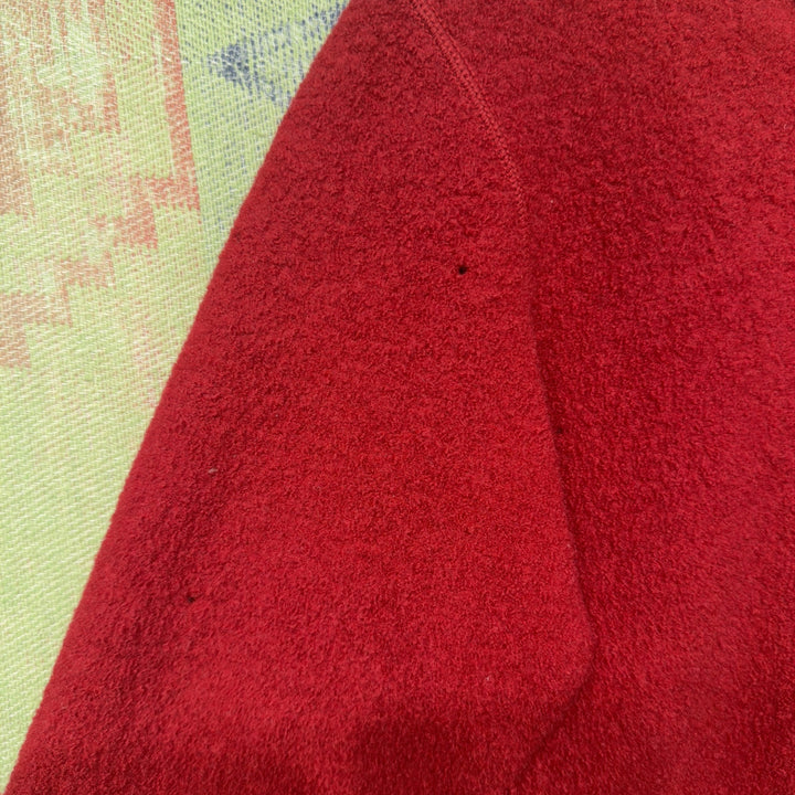 Red Wool Vintage Hooded Jacket Small 70s