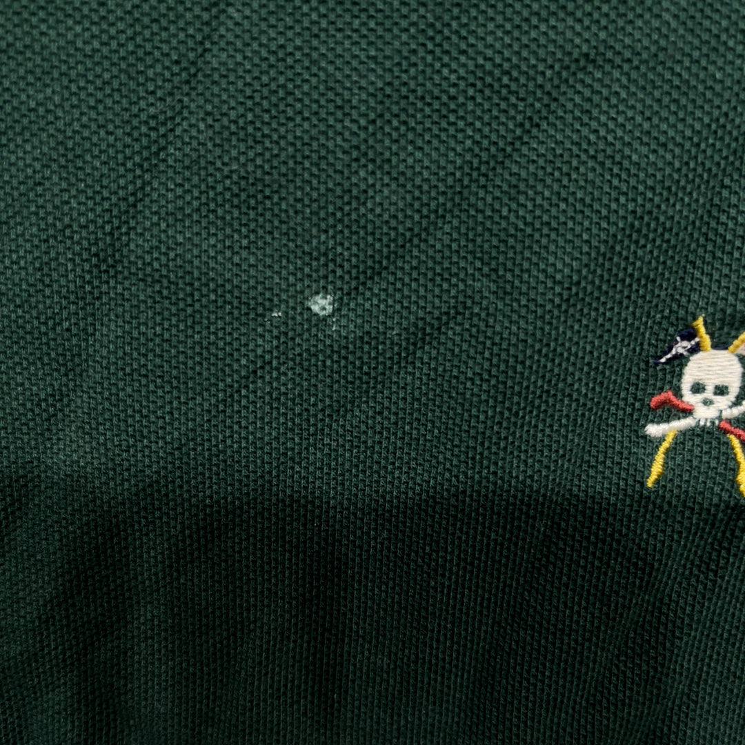 Polo Ralph Lauren Skull and Crown Embroidered Polo Shirt size Medium