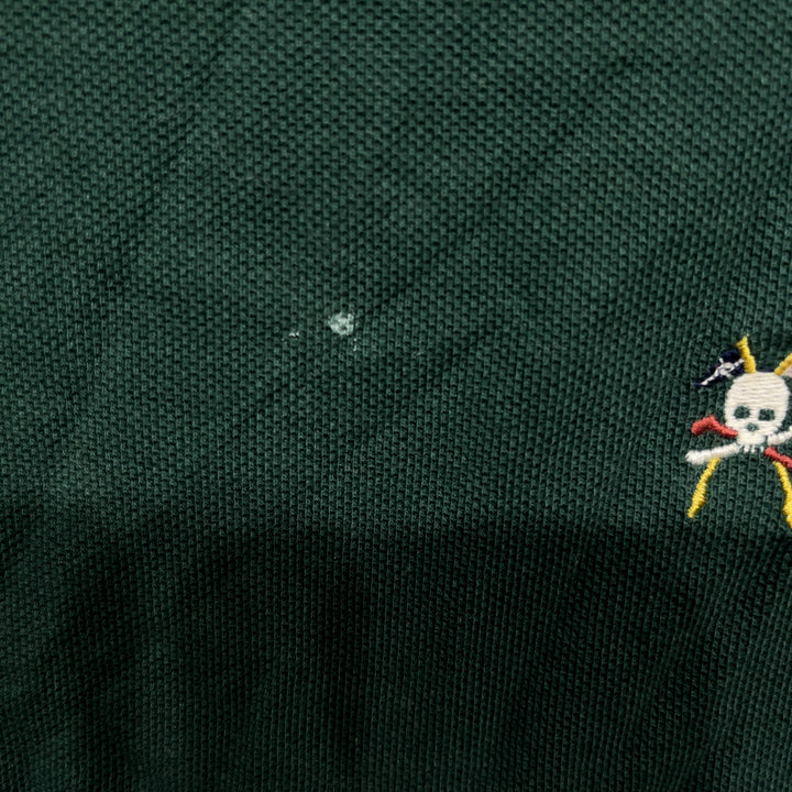 Polo Ralph Lauren Skull and Crown Embroidered Polo Shirt size Medium