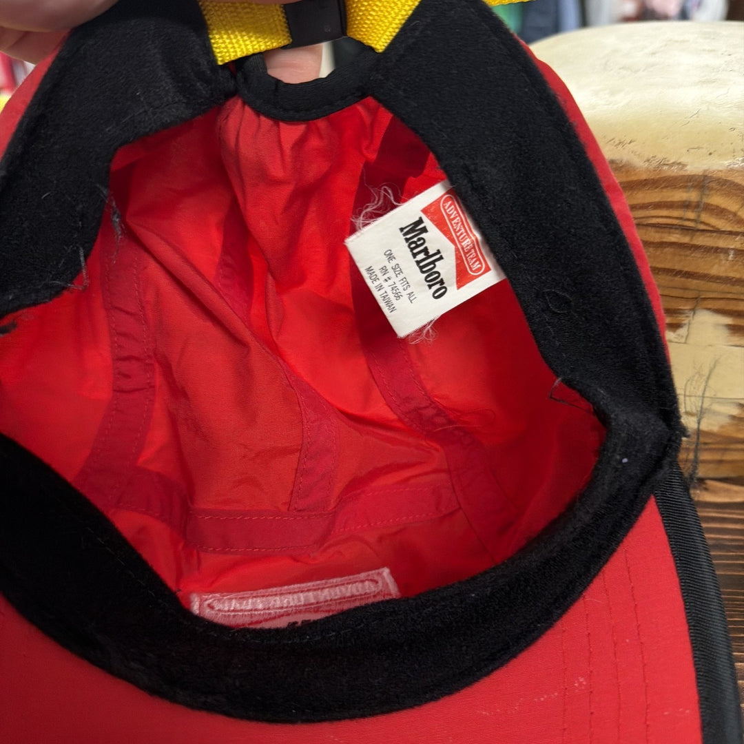 90's Marlboro Adventure Team 5 Panel Nylon Hat Outdoor Emboridered