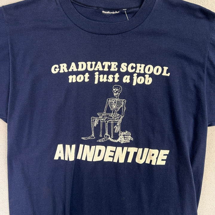 Vintage Graduate School Funny T Shirt Size Large