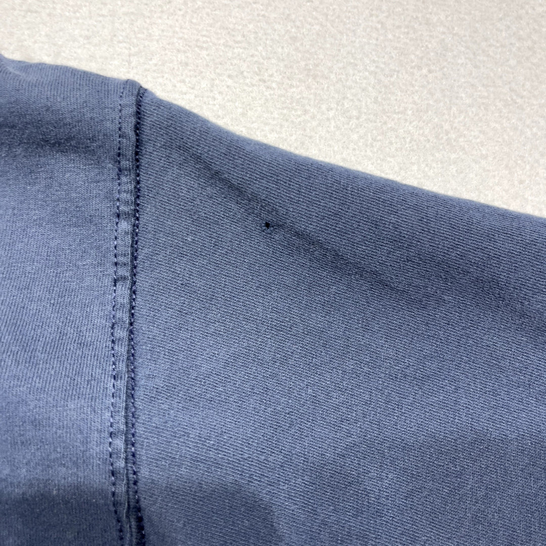 Vintage Discus Athletic Blue Faded Pocket T Shirt Size Large