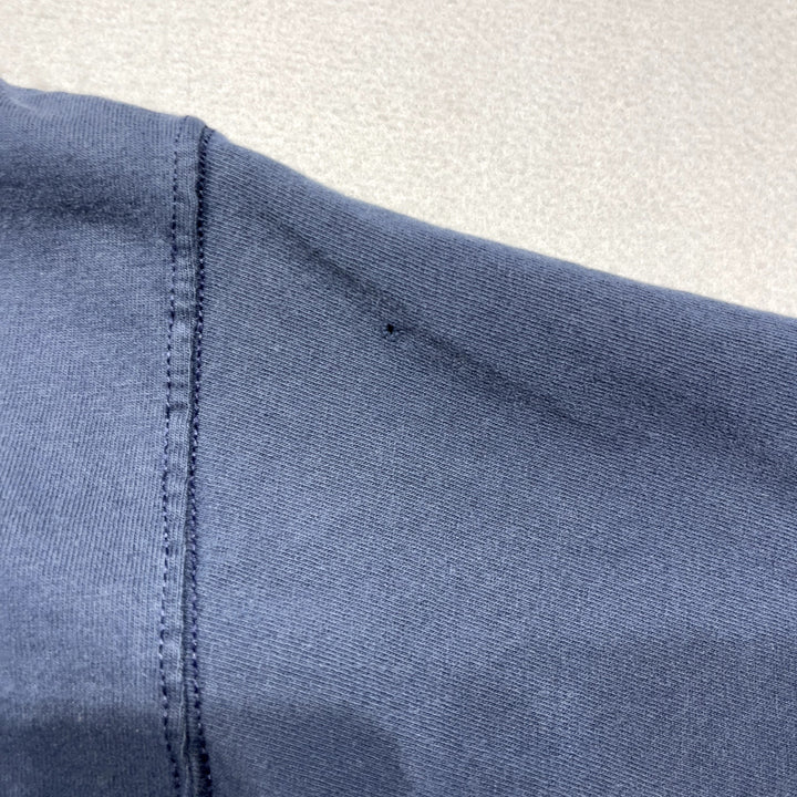 Vintage Discus Athletic Blue Faded Pocket T Shirt Size Large