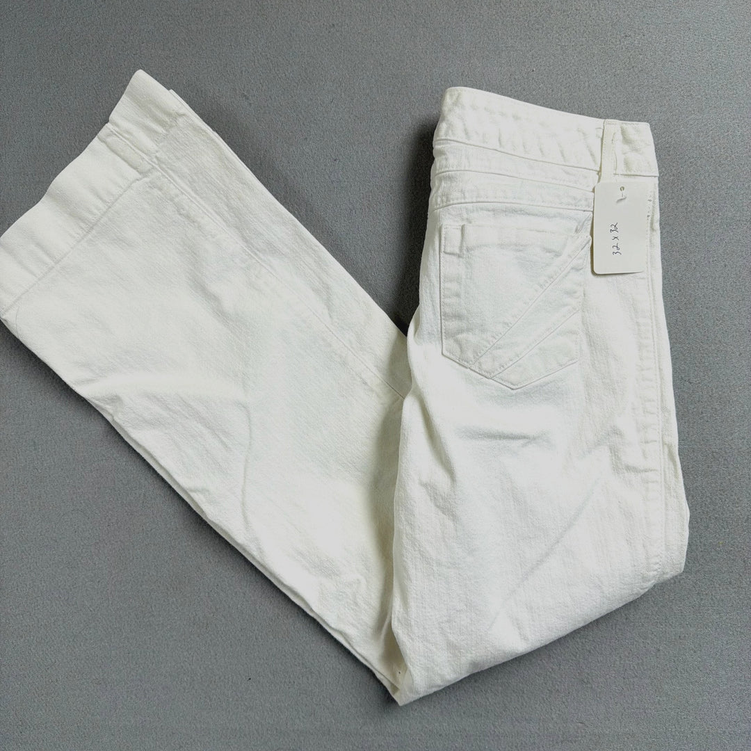 Eddie Bauer White Flared Pants Size 6