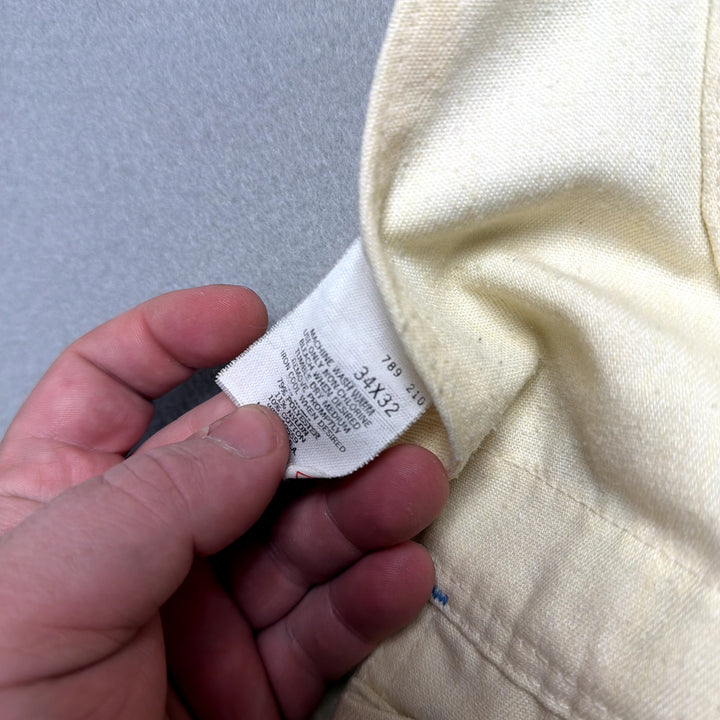 Vintage Sears Toughskins Union Made Painters Overalls Size 34