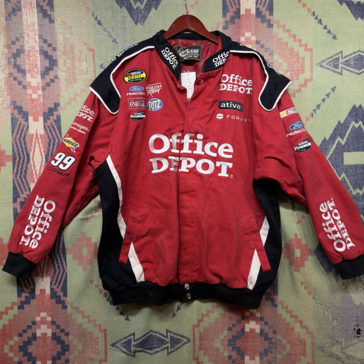Office Depot Racing Vintage Nascar Jacket XL 2000s