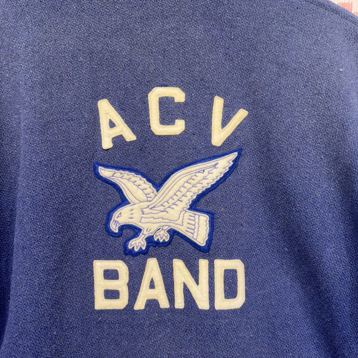 ACV Eagles Band Vintage Varsity Letterman Jacket Medium 60s