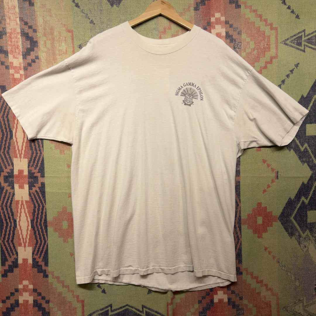 Sigma Gamma Epsilon Vintage Arkansas T Shirt Size  XXL 90s