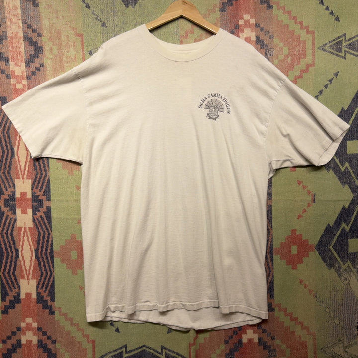 Sigma Gamma Epsilon Vintage Arkansas T Shirt Size  XXL 90s