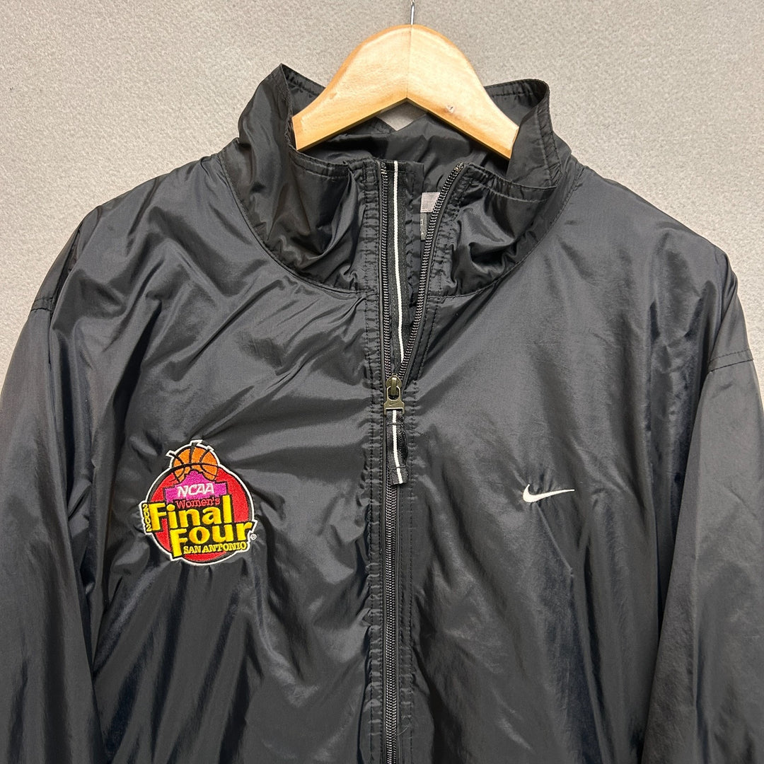 Nike NCAA 2002 Women's Final Four San Antonio Windbreaker Jacket Black Men's L