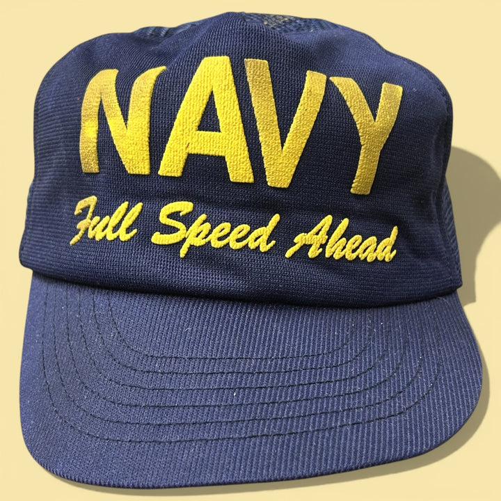 Vintage US Navy 80s Snapback Hat