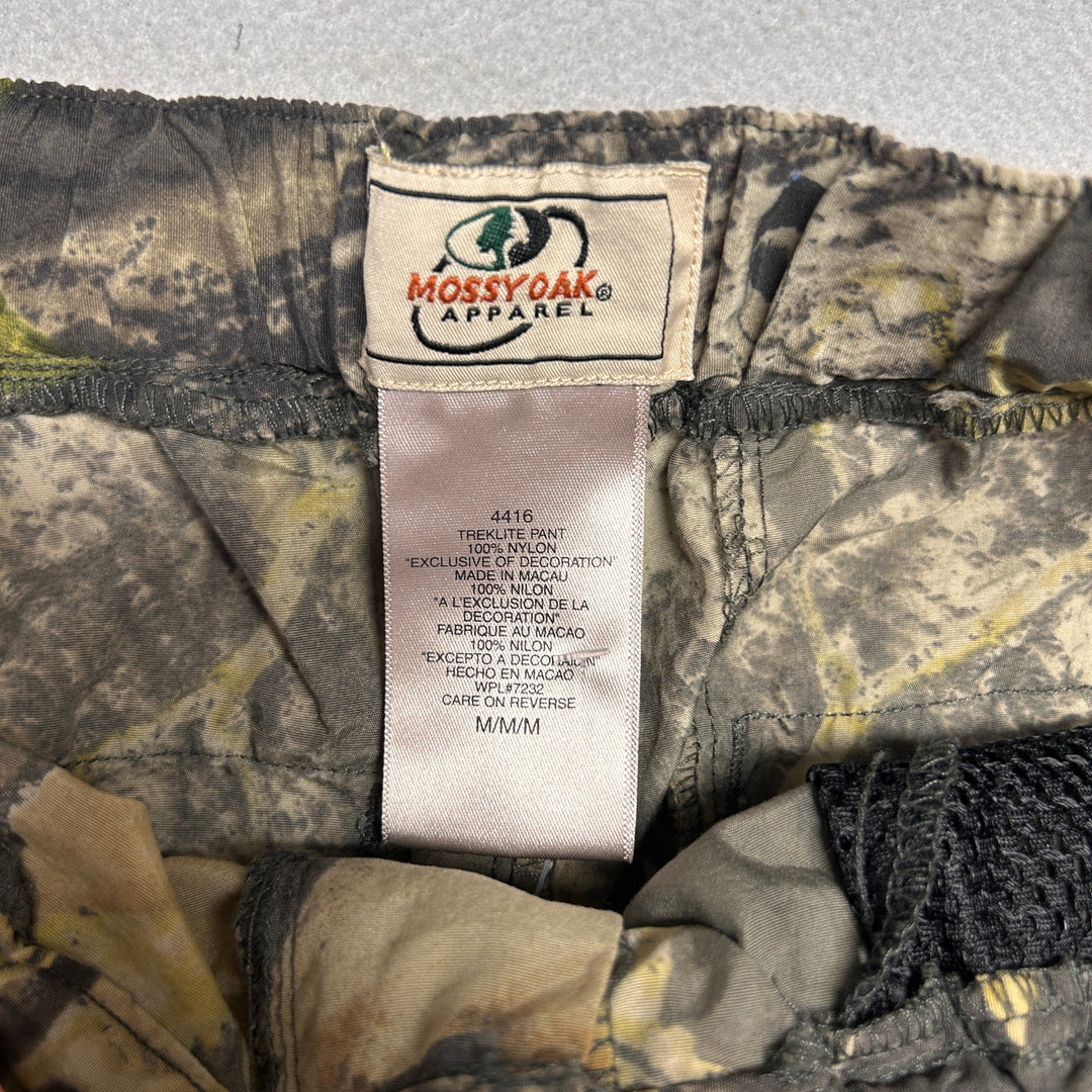 Vintage Mossy Oak Camo Convertible Zip Off Pants Size Medium
