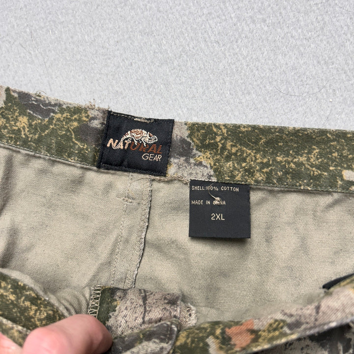 Vintage Natural Gear Camo Cargo Pants Size XXL