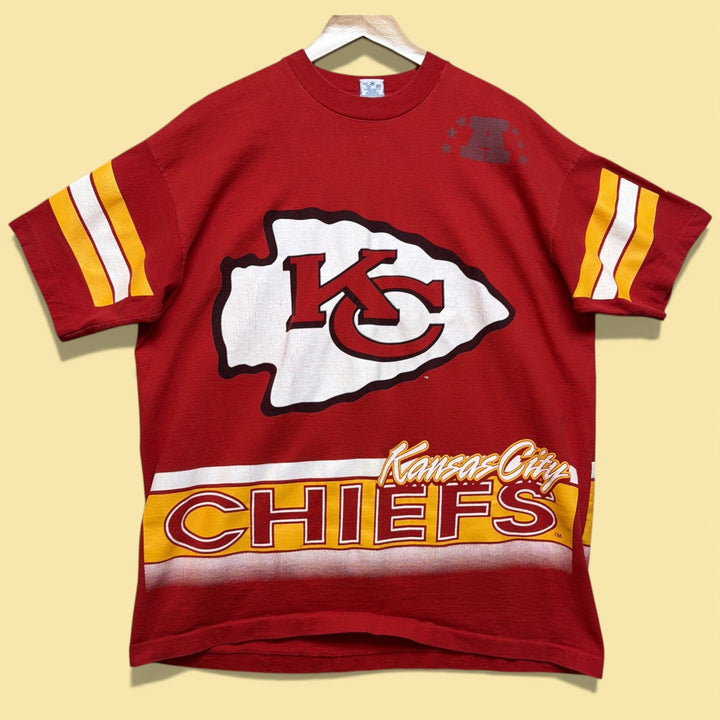 Vintage Kansas City Chiefs 90s Salem T Shirt Size XL