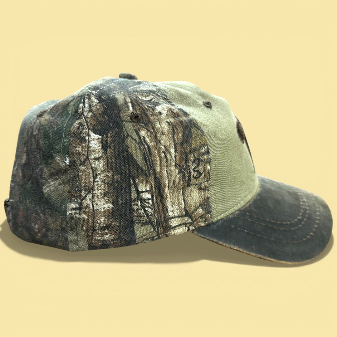 Vintage 2000s Winchester Camo Strapback Hat