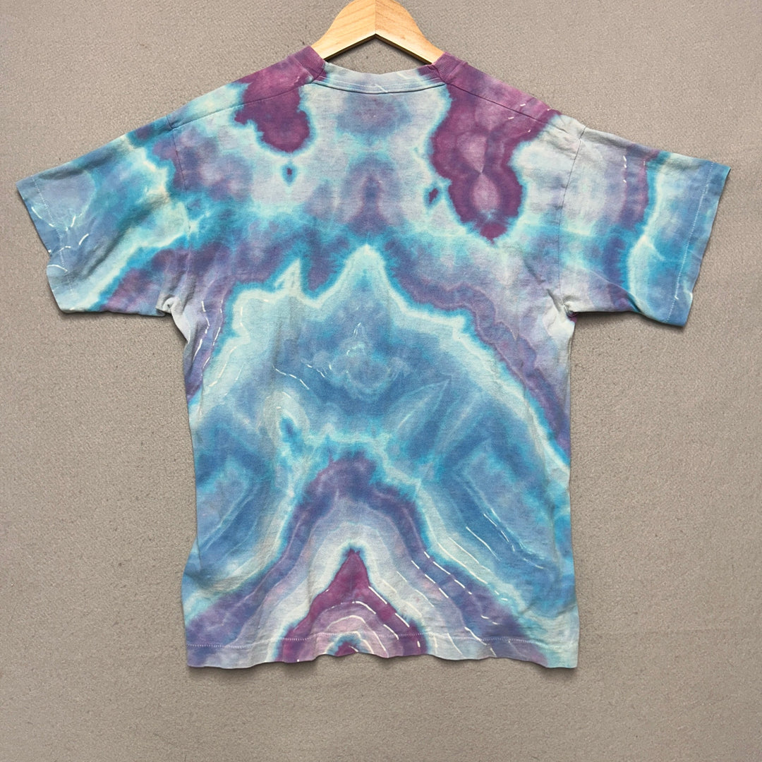 Vintage Heart Tie Dye T Shirt Size Large