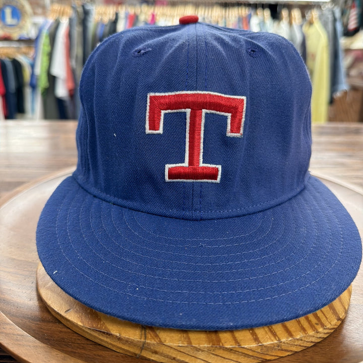 Vintage 90s Texas Rangers New Era Fitted Hat size Small