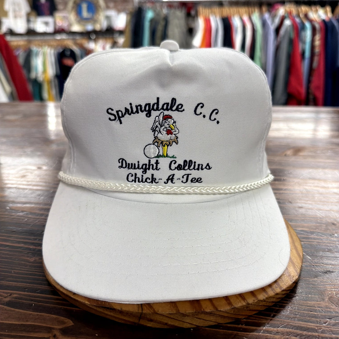 Vintage Springdale Arkansas Golf Tournament Strap Back Hat