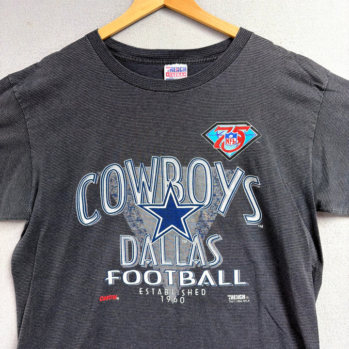 Vintage Dallas Cowboys Micro Stripe T Shirt Size XL