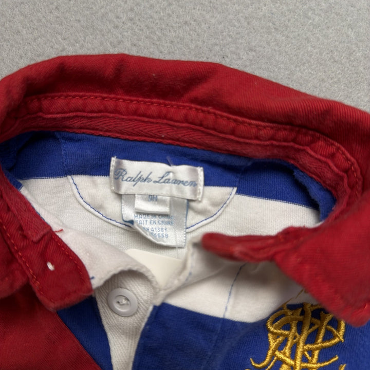 Polo Ralph Lauren Scribble Logo One Piece Size 9 Months