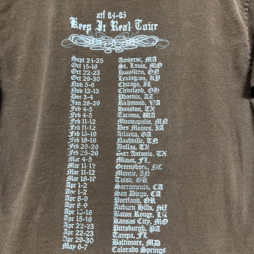 Vintage Y2K Keep It Real Tour T Shirt size Small