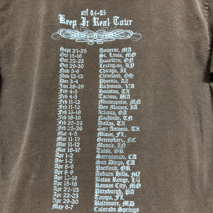 Vintage Y2K Keep It Real Tour T Shirt size Small