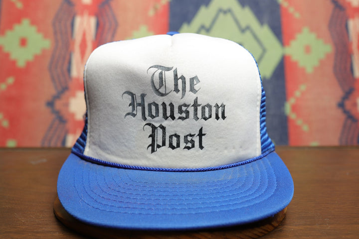 The Houston Post Vintage Snapback Trucker Hat 2000s