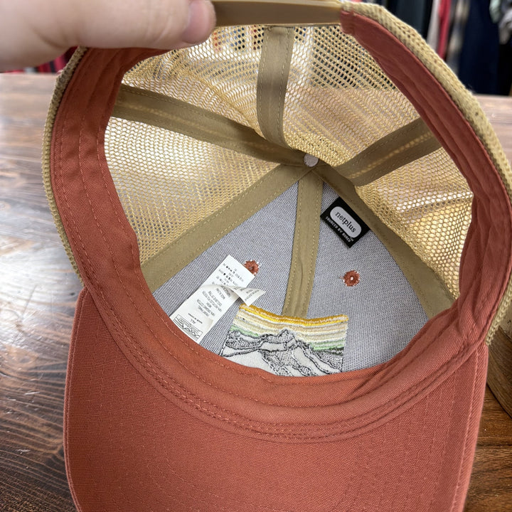 Patagonia Clay Orange Snapback Trucker Hat