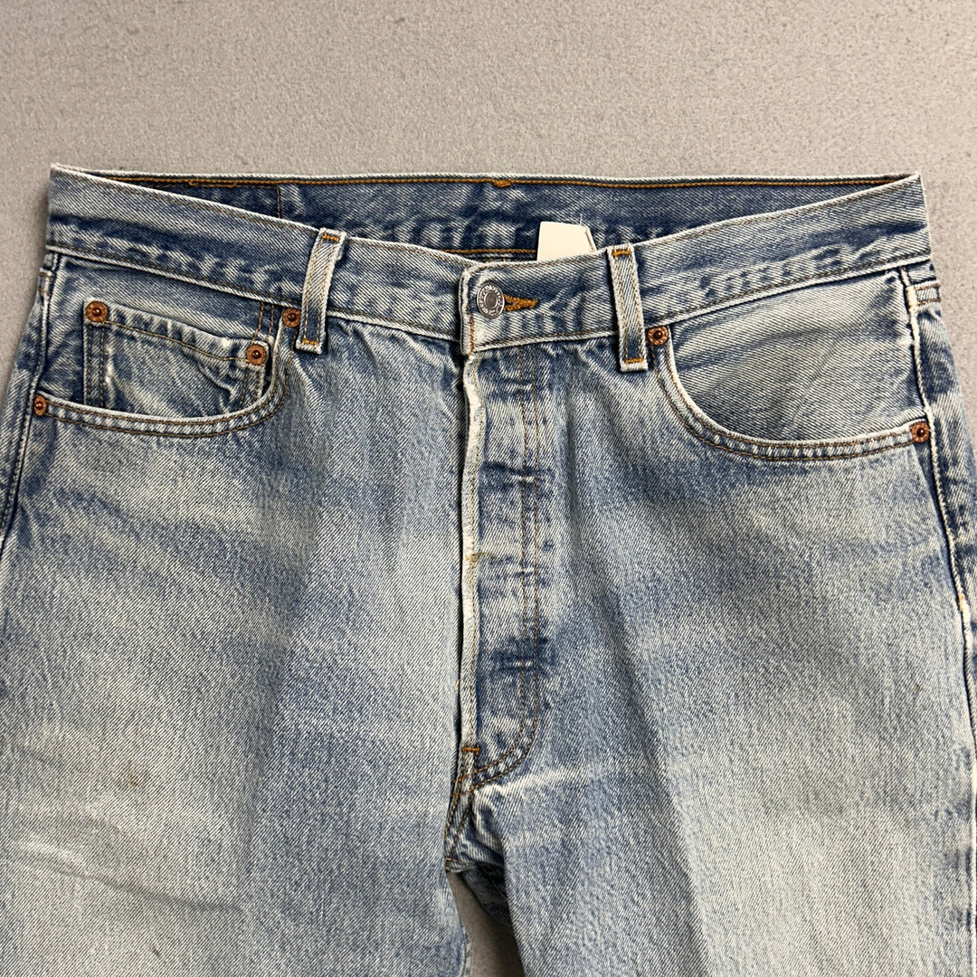 Vintage Levi's 501xx Light Blue Jeans Made in USA Men's 32x30