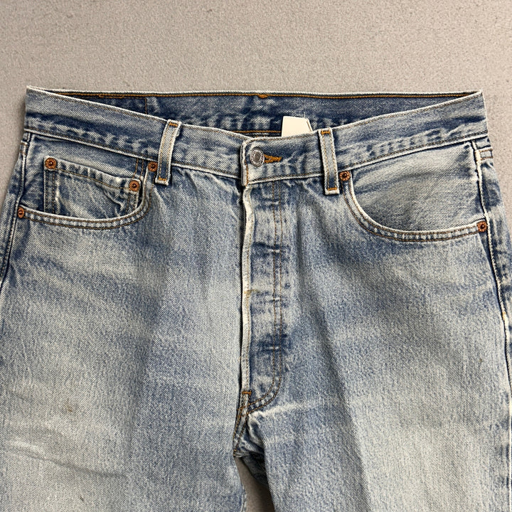 Vintage Levi's 501xx Light Blue Jeans Made in USA Men's 32x30
