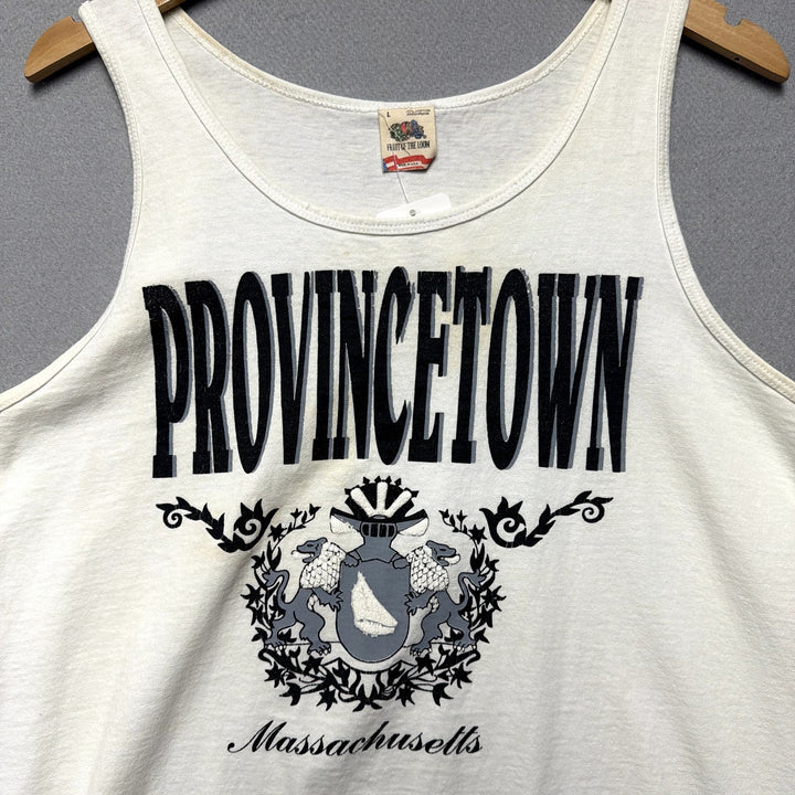 Vintage Provincetown Mass Tank Top T Shirt Size Large