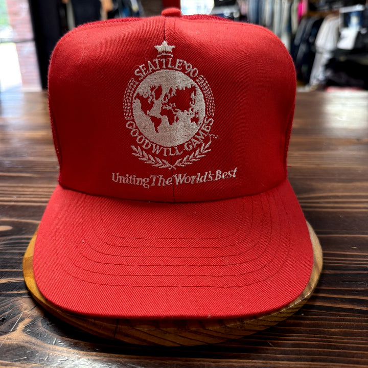 Vintage Seattle Goodwill Games Trucker hat