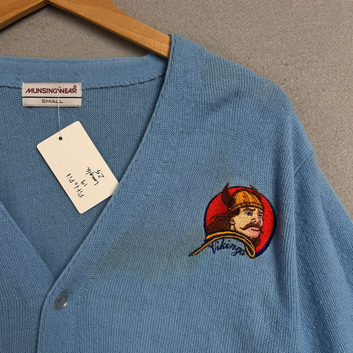 Vintage Munsingwear Vikings Cardigan Size Small