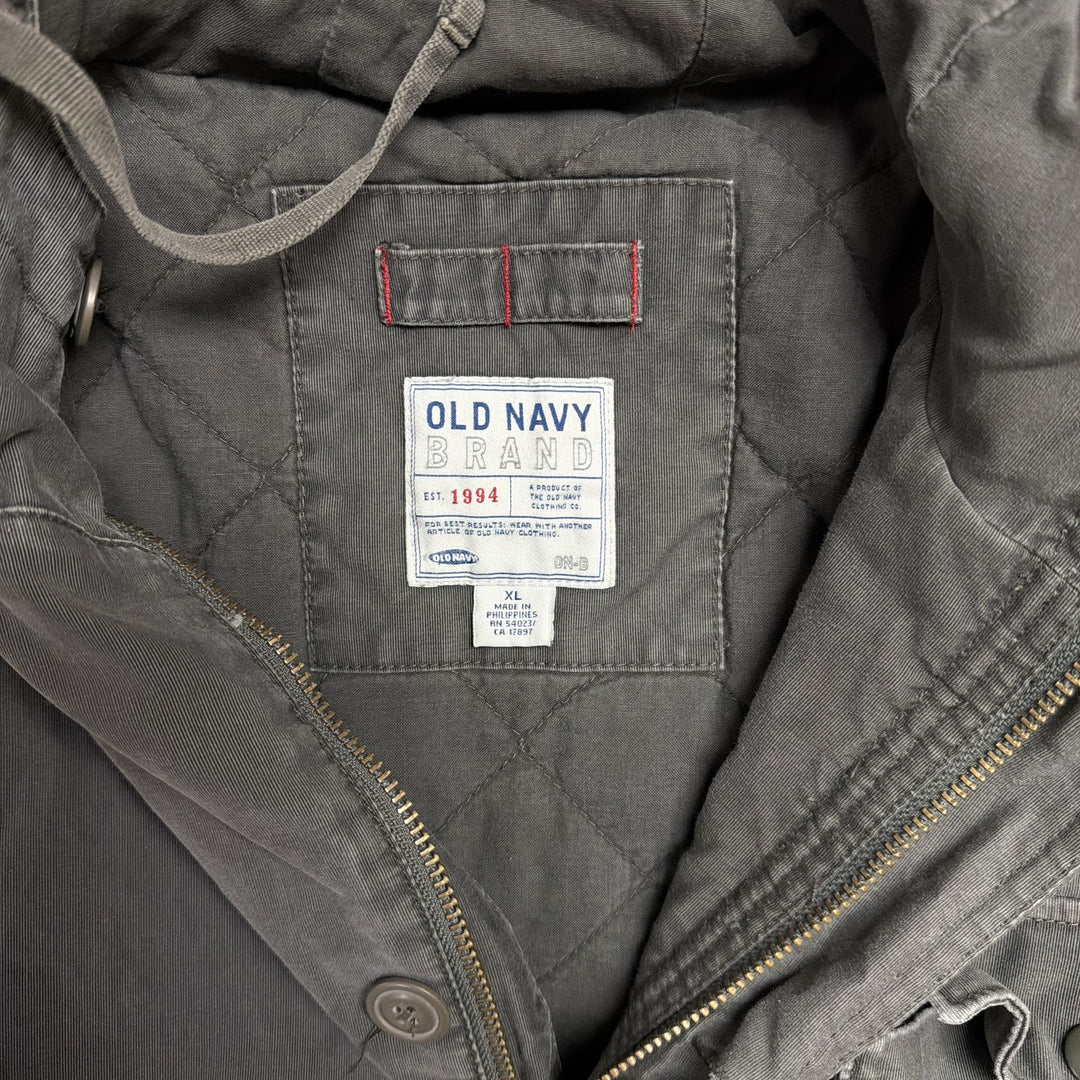 Vintage Y2K Old Navy Military Style Jacket Size XL