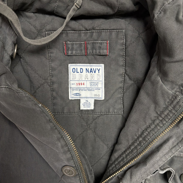Vintage Y2K Old Navy Military Style Jacket Size XL